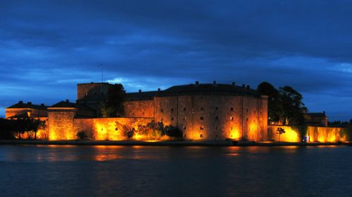 Kasteel op Vaxholm