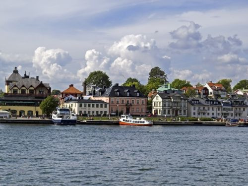 Stadje op Vaxholm