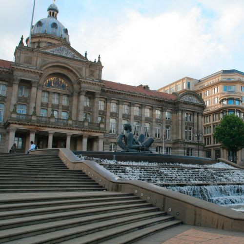 Trappen aan Victoria Square