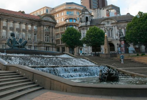 Fontein op Victoria Square