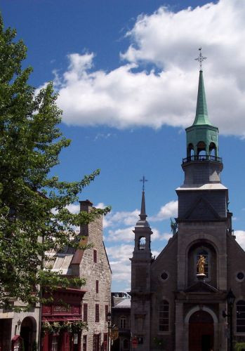 Kerkgebouw in Vieux-Montréal