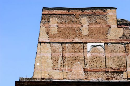 Muur van de Villa van Hadrianus
