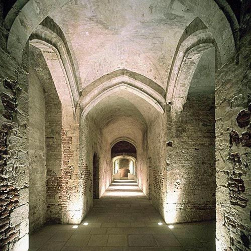 Binnen in het Voormalig Paleis van Brussel