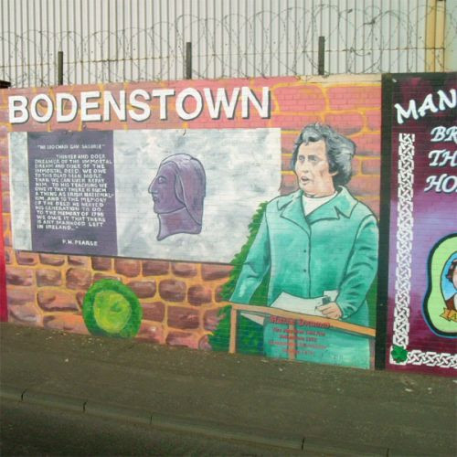 Een van de Murals of Belfast