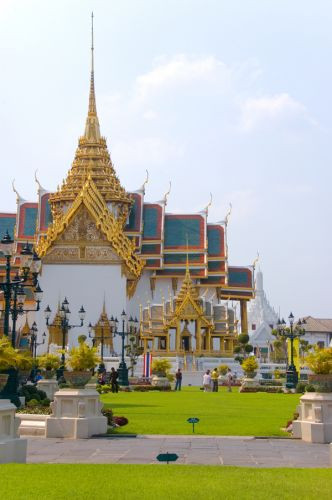 Vergezicht op het Wat Phra Kaew