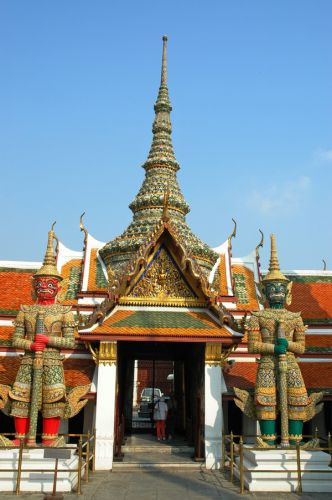 Ingang van het Wat Phra Kaew