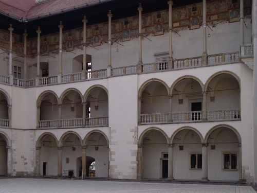 Binnenplein van het Wawelpaleis