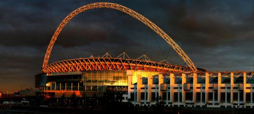 Schemerbeeld op Wembley Stadium