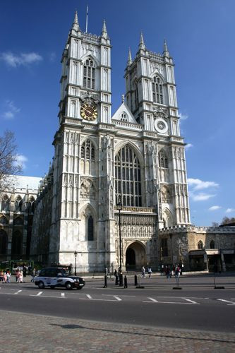 Gevel van Westminster Abbey