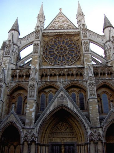 Detail van Westminster Abbey