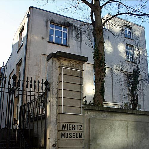 Zicht op het Wiertzmuseum