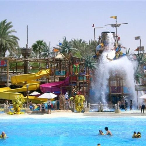 Zwemparadijs in het Wild Wadi Water Park