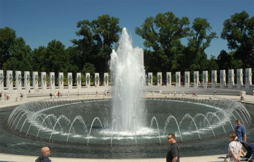 Fontein van het National World War II Memorial