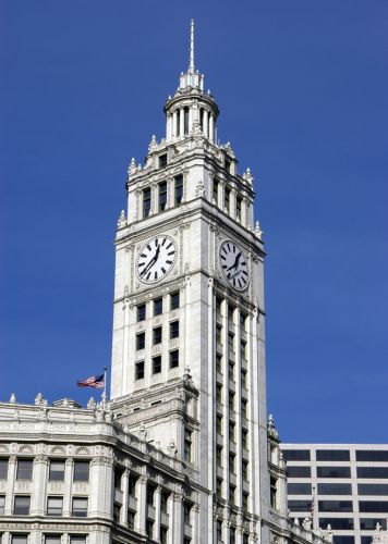 Toren op het Wrigley Building