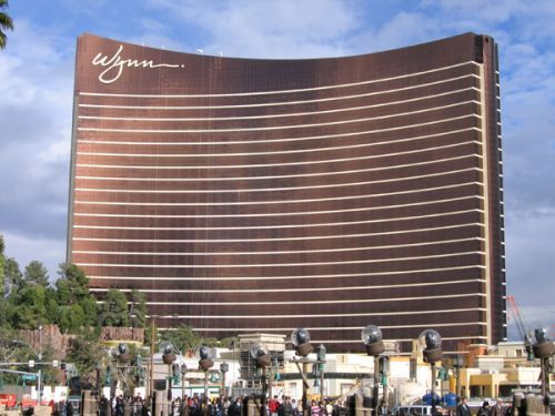 Voorkant van het Wynn Las Vegas