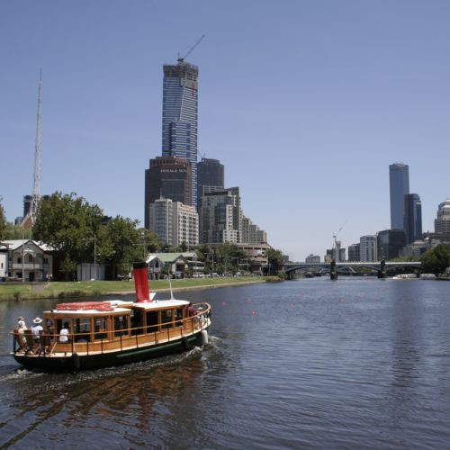 Bootje op de Yarra River