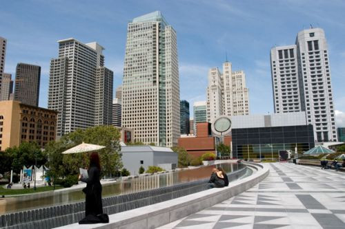 Gebouwen rond de Yerba Buena Gardens