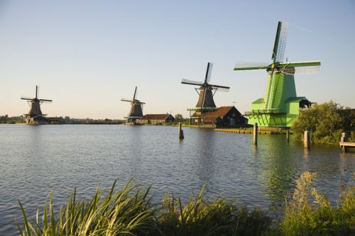 Windmolens in de Zaanse Schans