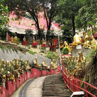 Trap naar de 10.000 Buddha’s Temple