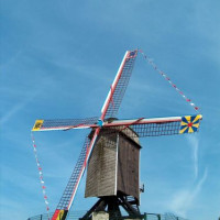 Totaalbeeld van de Sint-Janshuismolen