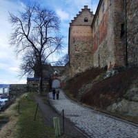 Zicht op het Akershus Festning