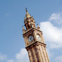 Top van de Albert Memorial Clock Tower