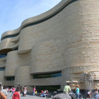 Gevel van het National Museum of the American Indian