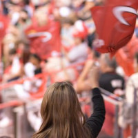 Supporters in de American Airlines Arena