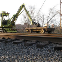 Treinspoor in Anacostia Park