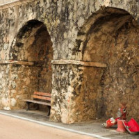 Muur in Antibes