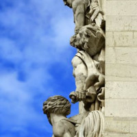 Detail van de Arc de Triomphe