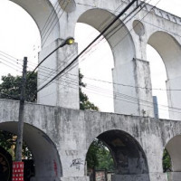 Bogen van het Aqueduto da Carioca