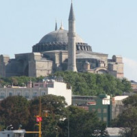 Vergezicht op de Aya Sofia