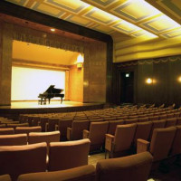 Concertzaal in het Barber Institute of Fine Arts