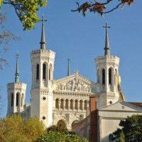 Torens van de Notre-Dame de Fourvière