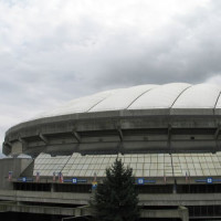 Buiten het BC Place Stadium