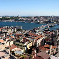 Zicht op Galata