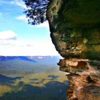 Rotsen aan het Blue Mountains National Park