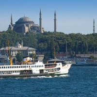 Boot op de Bosporus