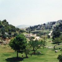 Beeld van de Botanische tuinen van Jeruzalem