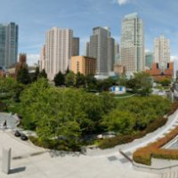 Panorama over de Yerba Buena Gardens