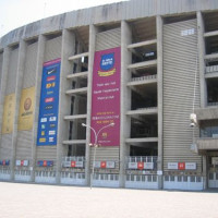 Buitenkant van Camp Nou