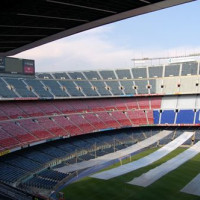 Tribunes van Camp Nou