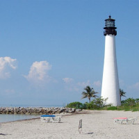 Vuurtoren in Bill Baggs Cape Florida State Park