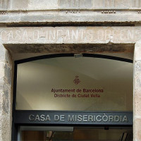 Naamplaatje van het Casa de la Misericòrdia