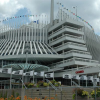 Zicht op het Montreal Casino