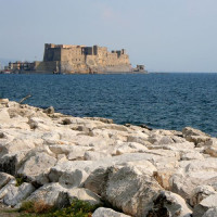 Vergezicht op het Castel dell’Ovo