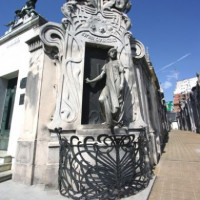 Grafmonument op het Cementerio de la Recoleta