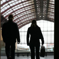 Reizigers in Antwerpen-Centraal