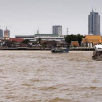 Uitzicht over de Chao Phraya